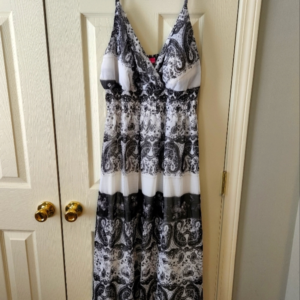 Maxi dress lightly cup padded